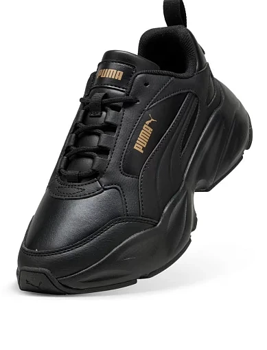 Женские кроссовки PUMA Cassia 2.0 L из экокожи черные - фото 5 - Miraton