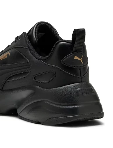 Женские кроссовки PUMA Cassia 2.0 L из экокожи черные - фото 6 - Miraton