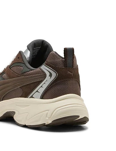 Мужские кроссовки PUMA Morphic Retro текстильные коричневые - фото 5 - Miraton
