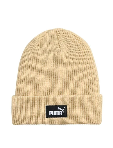 Шапка PUMA ESS High Crown Beanie текстильна бежева - фото 1 - Miraton