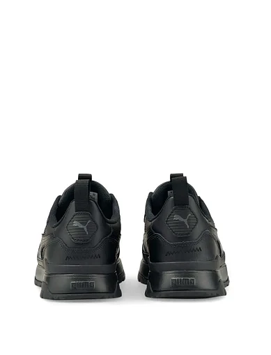 Мужские кроссовки PUMA R78 Trek Lth кожаные черные - фото 3 - Miraton