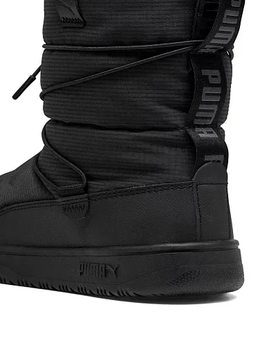 Женские дутики PUMA Snowbae Wns кожаные черные - фото 4 - Miraton