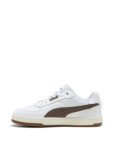Мужские кеды PUMA Caven 2.0 Lux кожаные белые - фото 2 - Miraton