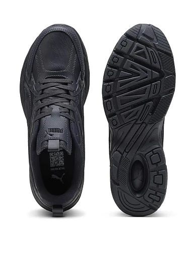 Мужские кроссовки PUMA Milenio Tech L кожаные синие - фото 4 - Miraton