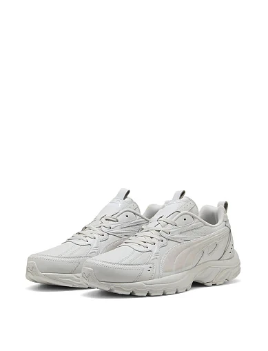 Женские кроссовки PUMA Milenio Tech L кожаные серые - фото 3 - Miraton