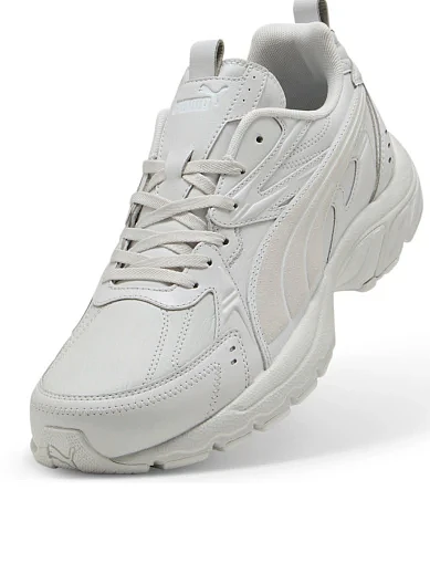 Женские кроссовки PUMA Milenio Tech L кожаные серые - фото 5 - Miraton