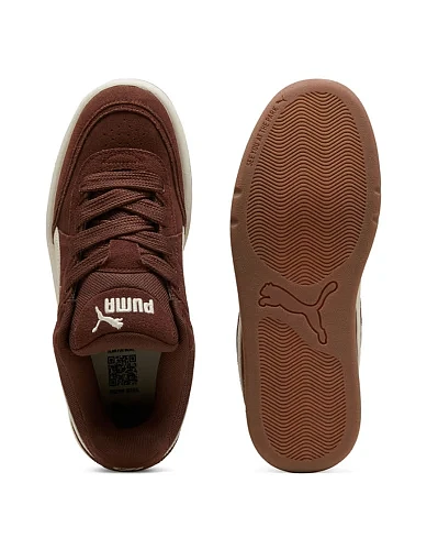 Мужские кеды PUMA Park Lifestyle SK8 SD кожаные коричневые - фото 4 - Miraton
