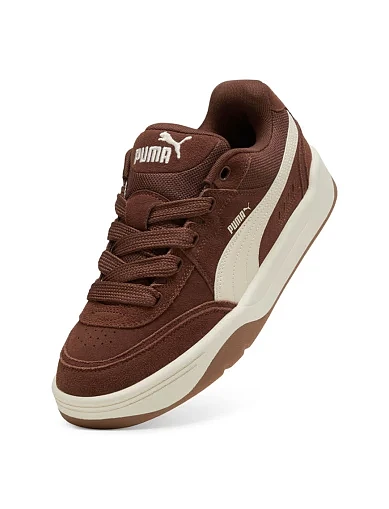 Мужские кеды PUMA Park Lifestyle SK8 SD кожаные коричневые - фото 5 - Miraton