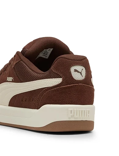 Мужские кеды PUMA Park Lifestyle SK8 SD кожаные коричневые - фото 6 - Miraton