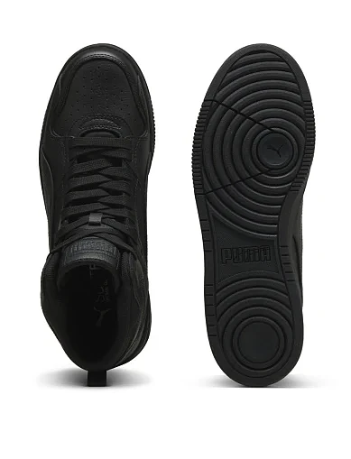 Мужские ботинки PUMA RBD Break Mid кожаные черные - фото 6 - Miraton