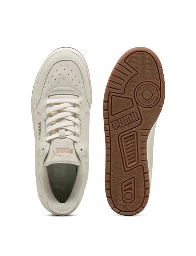 Мужские кеды PUMA Shuffle Downtown SD кожаные бежевые - фото 5 - Miraton