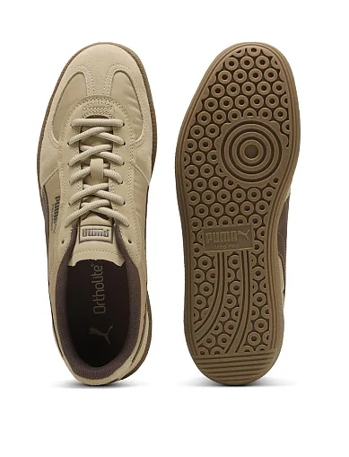 Женские кеды PUMA Palermo Pop кожаные бежевые - фото 4 - Miraton