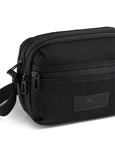 Сумка мессенджер PUMA текстильная черная - фото 4 - Miraton