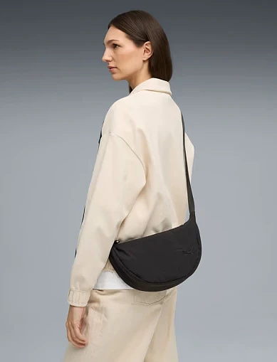 Сумка через плечо PUMA текстильная черная - фото 2 - Miraton