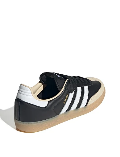 Жіночі кеди Adidas SAMBA OG шкіряні чорні(JS3832) - фото 3 - Miraton