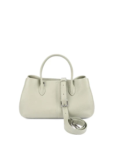 Женская сумка кожаная зеленая - фото 6 - Miraton