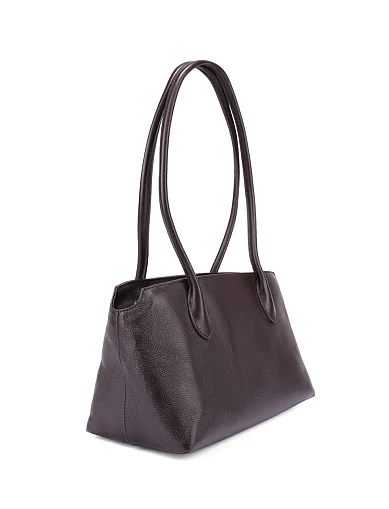 Жіноча сумка шкіряна коричнева(7812-2) - фото 3 - Miraton