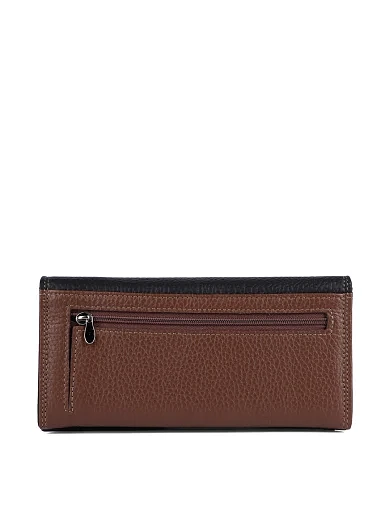 Гаманець на магніті шкіряний чорний(E1652-1) - фото 3 - Miraton