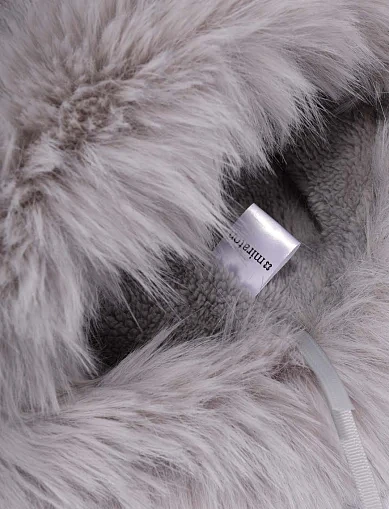 Шапка з хутром сіра(77118 Верита) - фото 2 - Miraton