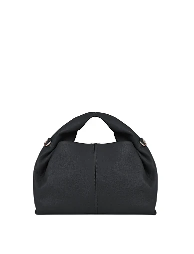 Жіноча сумка шкіряна чорна(8688-1) - фото 4 - Miraton