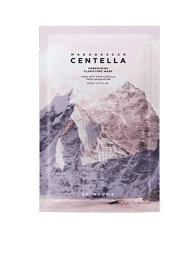 Тканинна маска для звуження пор SKIN1004 Madagascar Centella Poremizing Clarifying Mask, 23ml(SKIN1004 - Madagascar Centella Poremizing Clarifyi) - фото 1 - Miraton
