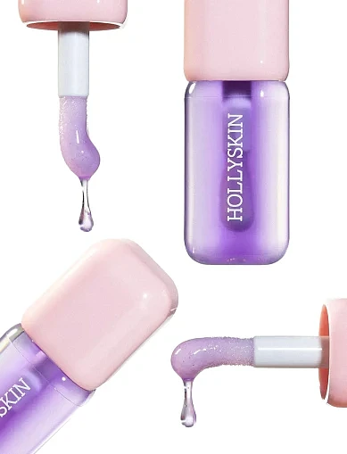 Бальзам для губ Hollyskin Peptide Lip Oil 005 Grape Rush, 4 мл - фото 2 - Miraton