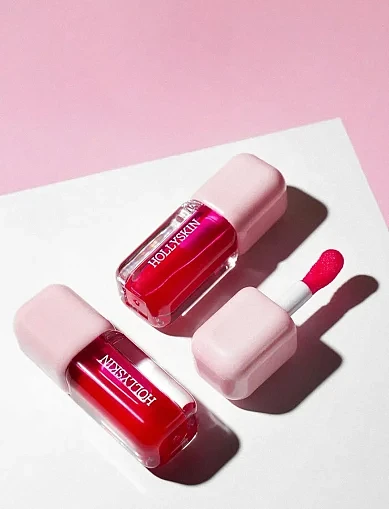 Бальзам для губ Hollyskin Peptide Lip Oil 007 Rosy Gleam, 4 мл - фото 2 - Miraton