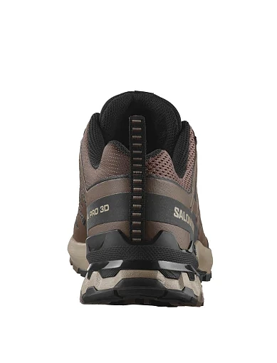 Мужские кроссовки Salomon XA PRO 3D V9 Falcon/D из экокожи коричневые - фото 4 - Miraton