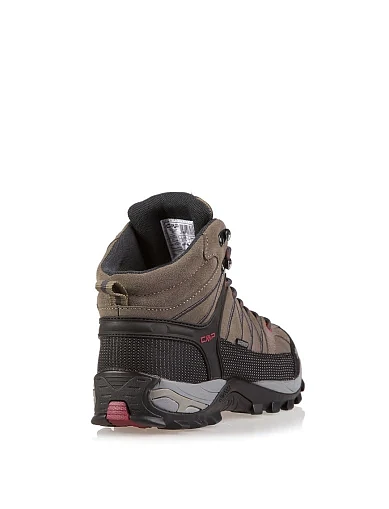 Чоловічі черевики CMP RIGEL MID TREKKING SHOES WP шкіряні коричневі (3Q12947-02PD) - фото 3 - Miraton