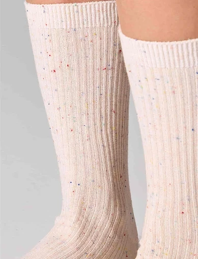 Носки женские хлопковые молочно-персиковые 2 шт. - фото 4 - Miraton