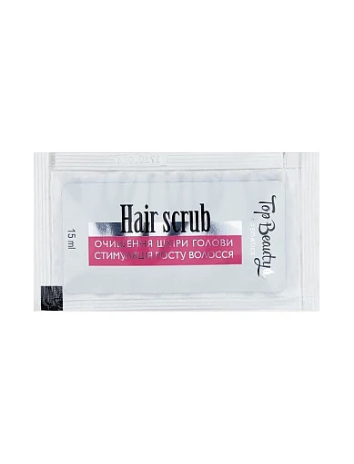 Пілінг - сироватка для шкіри голови(Скраб для шкіри голови Hair scrub 15 мл в саше) - фото 1 - Miraton
