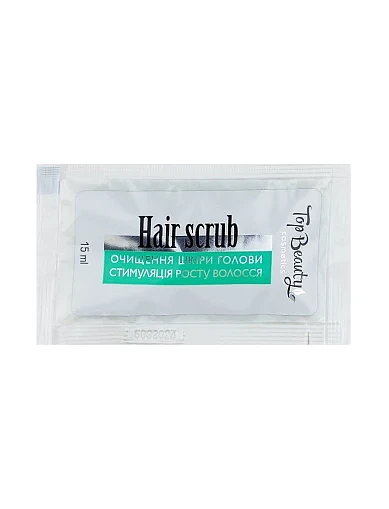 Пілінг - сироватка для шкіри голови(Скраб для шкіри голови Hair scrub ментоловий 15 мл) - фото 1 - Miraton