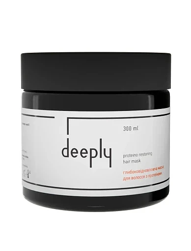 Глубоко восстанавливающая маска для волос Deeply с протеинами, 300 мл - фото 1 - Miraton
