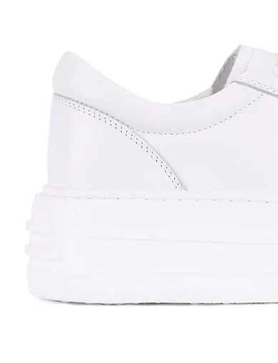 Жіночі кеди шкіряні білі(D228-1) - фото 5 - Miraton