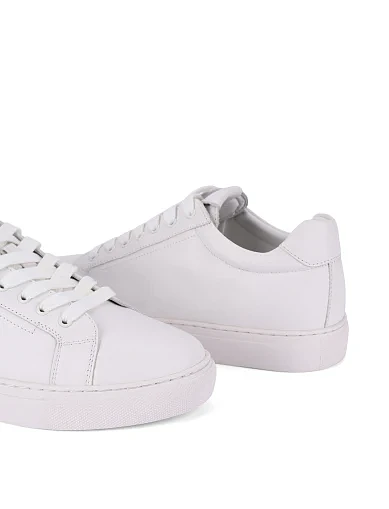 Жіночі кеди шкіряні білі(201-8927-22) - фото 5 - Miraton