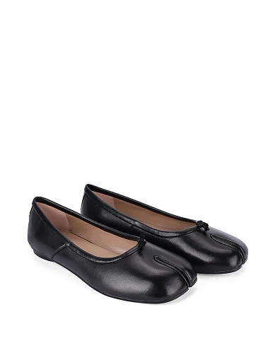 Жіночі балетки шкіряні чорні(IS20556-021-H159) - фото 3 - Miraton