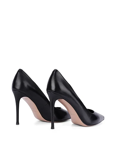 Жіночі туфлі шкіряні чорні(HS2466-1-1) - фото 4 - Miraton