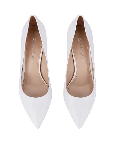 Жіночі туфлі шкіряні білі(HS970-1-79) - фото 2 - Miraton