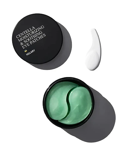Заспокійливі патчі з центеллою Hillary Сentella Moisturizing & Soothing Eye Patches(Заспокійливі патчі з центеллою Hillary Сentella Mo) - фото 3 - Miraton