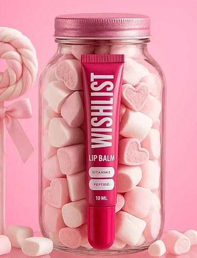 Бальзам-блеск для губ Ruby Nectar WiSHLiST Lip Gloss Balsam, 10 мл + Игрушка-брелок - фото 4 - Miraton