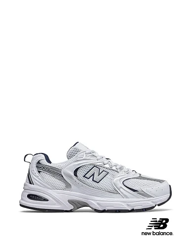 Мужские кроссовки New Balance 530 тканевые серые - фото 1 - Miraton