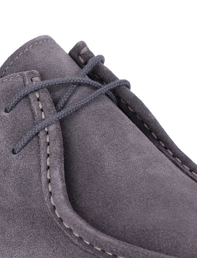 Чоловічі туфлі замшеві сірі (M156AB-01-NR2) - фото 5 - Miraton