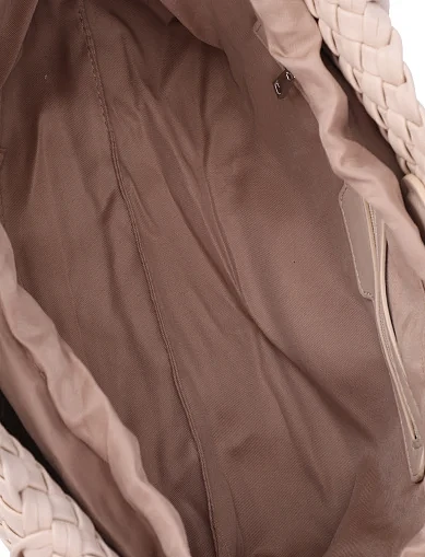 Женская сумка из искусственной кожи молочного цвета - фото 6 - Miraton