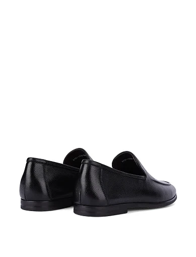 Мужские туфли кожаные черные - фото 3 - Miraton