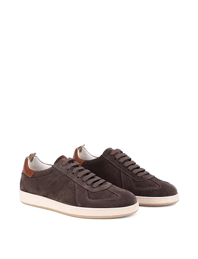 Чоловічі кеди замшеві сірі (5096D-103-372) - фото 2 - Miraton