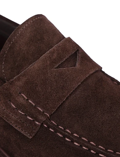 Чоловічі туфлі замшеві коричневі (9356D-103B-662) - фото 4 - Miraton