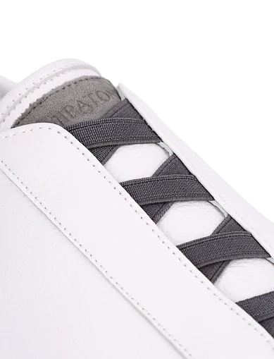 Мужские кеды кожаные белые - фото 5 - Miraton