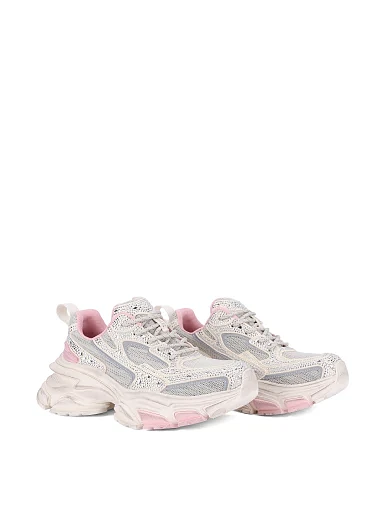 Жіночі кросівки зі штучної шкіри білі(XH2024-17-18M) - фото 3 - Miraton