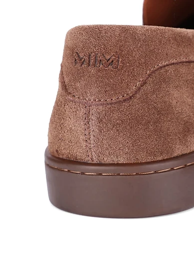 Чоловічі туфлі замшеві бежеві (BA33-68) - фото 5 - Miraton