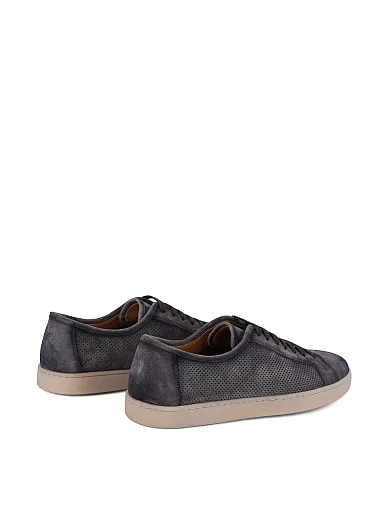 Чоловічі замшеві кеди сірого кольору (A316-H329-N705) - фото 3 - Miraton